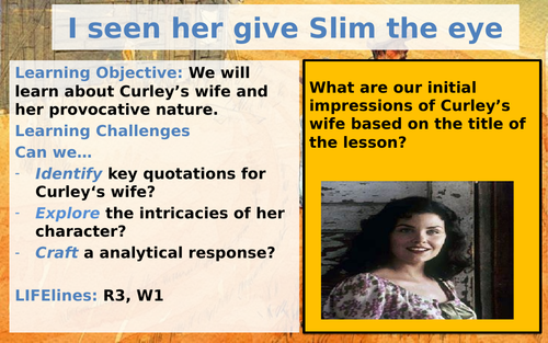 Of Mice and Men - Introducing Curley's Wife