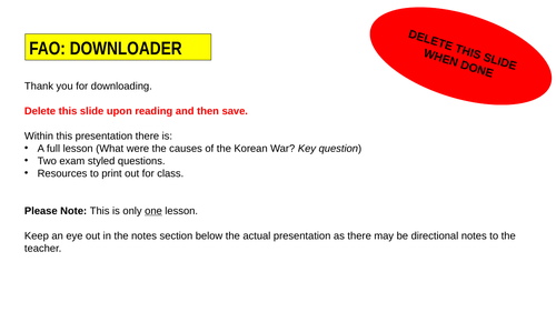 What were the main causes of the korean war