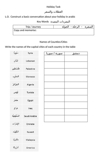 GCSE Level Holiday Resourse