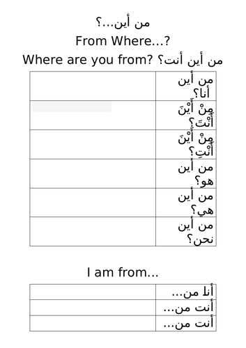 Where are you from?