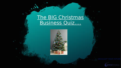 2019 Big Business Christmas Quiz
