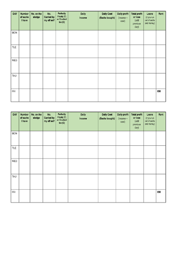 Christmas Finance Game