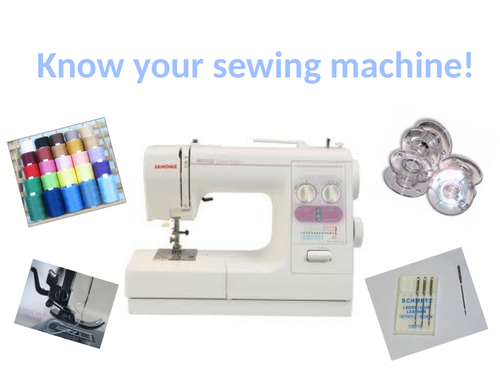 Learning to use the Sewing Machine