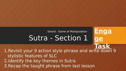 A Level Dance-  Sidi Larbi - Sutra section one analysis lesson