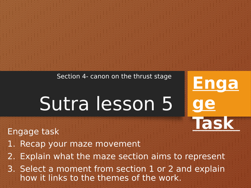 A Level Dance - Sidi Larbi - Sutra - Section 4 Dragon