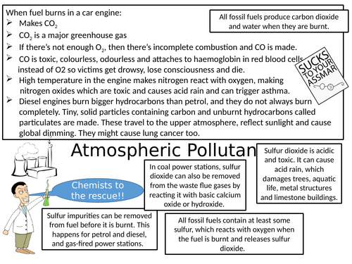AQA C13 Pollutants