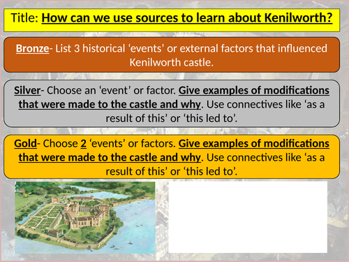 OCR Castles Form and Function Revision- Exam Style Questions