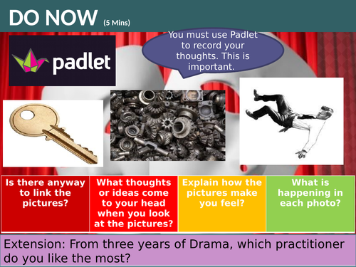 Devising lesson start up with designing tasks