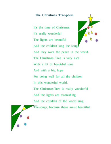 The  Christmas  Tree-poem