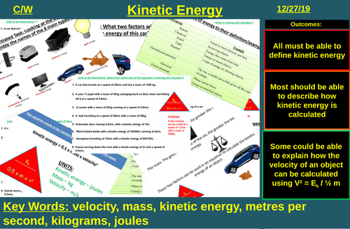 Kinetic Energy (Changes in Energy) | AQA P1 4.1 | New Spec 9-1 (2018)