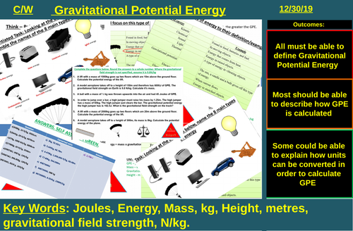 Gravitational Potential Energy (Changes in Energy) | AQA P1 4.1 | New Spec 9-1 (2018)
