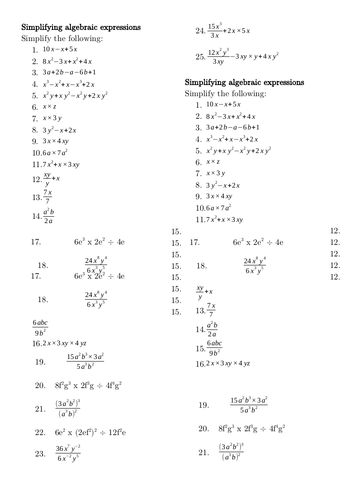 Simplifying and solving equations with fractions