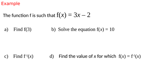 Mixed functions questions