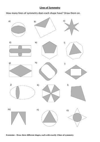 Symmetry of 2D shapes