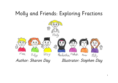 Molly's Maths for year 2 - exploring fractions