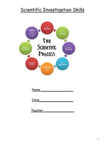 Working Scientifically Activity Booklet KS3 Intro to Science