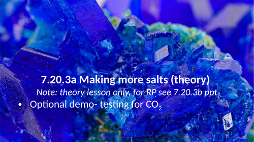 7.20.3 Making more salts (AQA 9-1 Synergy)