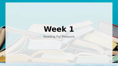 Accelerated Reading For Pleasure Lessons