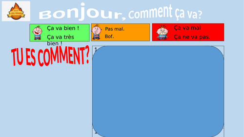 Tu es comment? Lesson presentation