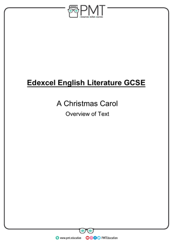 A Christmas Carol Revision Pack - Edexcel