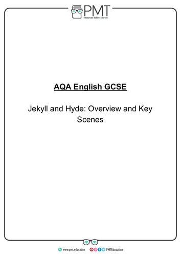 Dr Jekyll and Mr Hyde Revision Pack - AQA