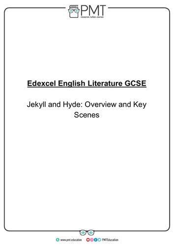 Dr Jekyll and Mr Hyde Revision Pack - Edexcel
