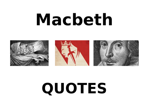 Macbeth Quotation Bank