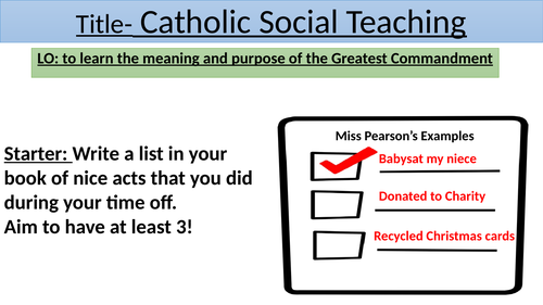 Catholic Social Teaching