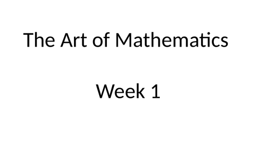 Art - Maths