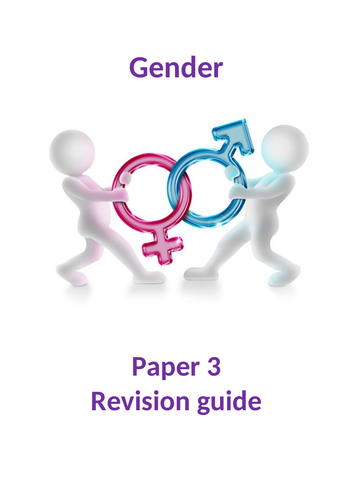 Gender Paper 3 Revision Guide AQA