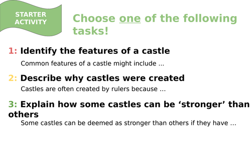 KS3 History: Motte & Bailey Castles