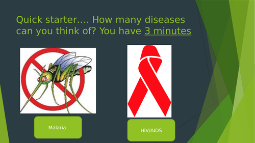 Disease&development HIV/AIDS and Malaria