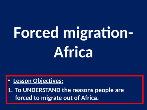 Forced Migration Teaching Resources