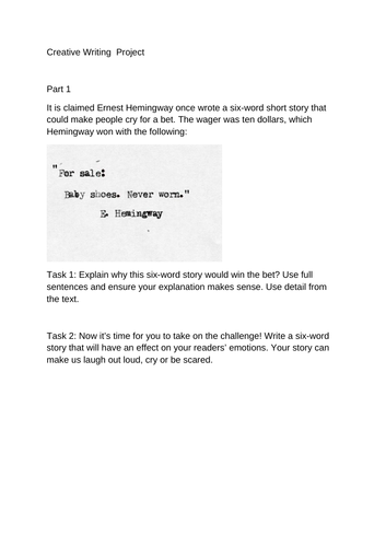 Some Cover And Homework Tasks For English Teaching Resources