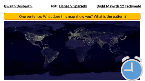 Understanding world population distribution