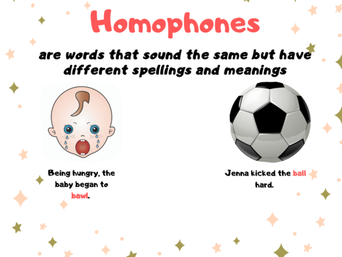 Homophones Y3/4