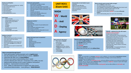 RO51 - exam revision poster (2 sided)