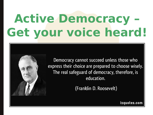 Democracy 8 Slides