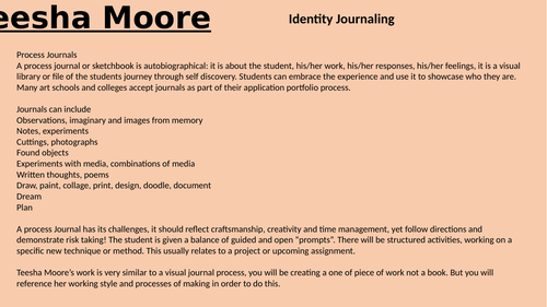 Teesha Moore Identity