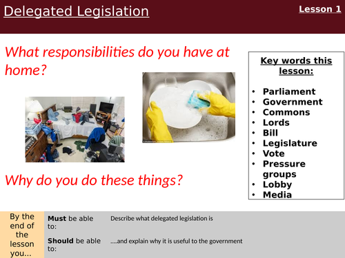 Delegated Legislation