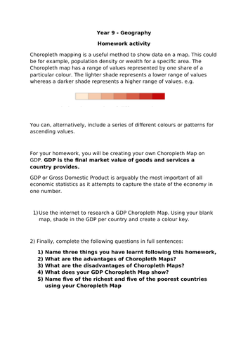 Key Stage Three Geography - Population