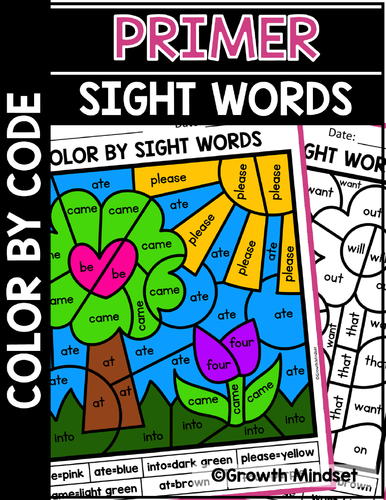 Primer Sight Words