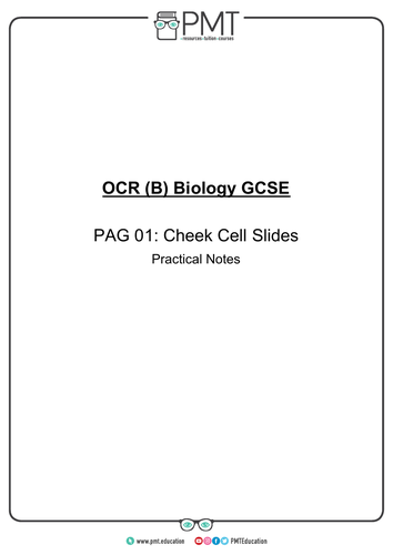 OCR (B) GCSE Biology Practical Notes