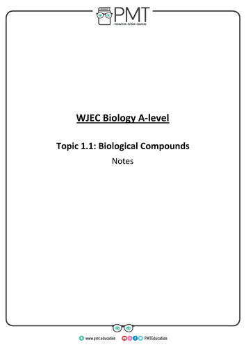WJEC Wales Biology A-level Notes