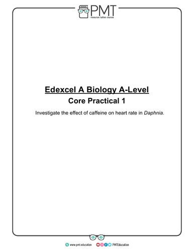 Edexcel (A) A-level Biology Practical Notes
