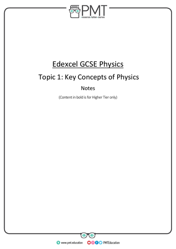 Edexcel GCSE Physics Notes