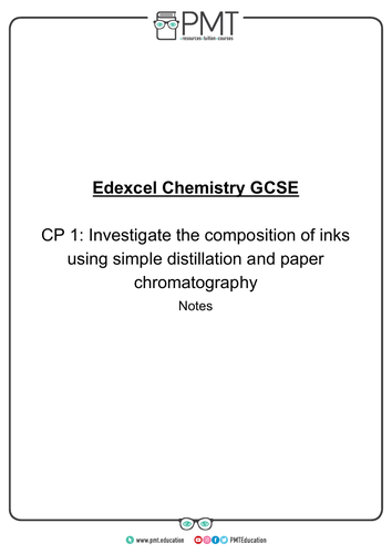Edexcel GCSE Chemistry Practical Notes