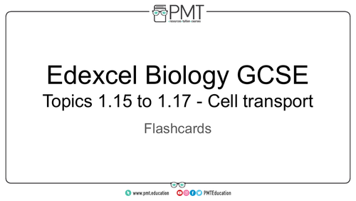 Edexcel Biology GCSE Flashcards