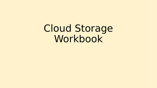 BTEC DiT - Cloud Storage