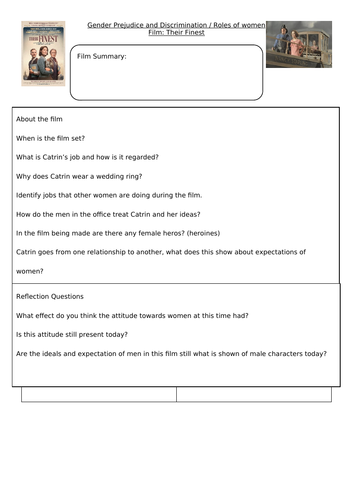 Film Sheet: Their Finest